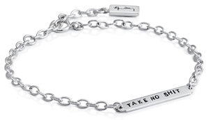 Armband - Power Plates Bracelet - Take No Shit